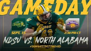 Image post by @ndsufootball on Instagram
