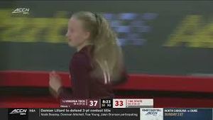 Video post by @hokiesports on YouTube