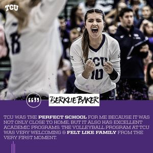 Image post by @tcuvolleyball on Instagram
