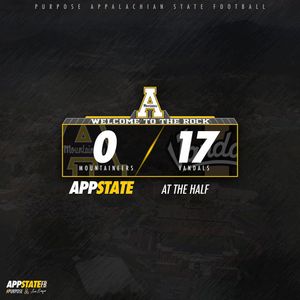 Image post by @appstate_fb on Instagram