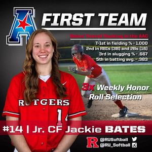 Image post by @ru_softball on Instagram
