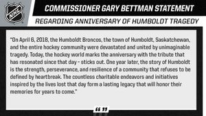 Image post by @PR_NHL on Twitter