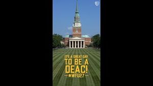 Video post by @wforestuniversity on YouTube