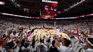 Image post by @RazorbackComms on Twitter