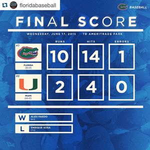 Image post by @floridagators on Instagram