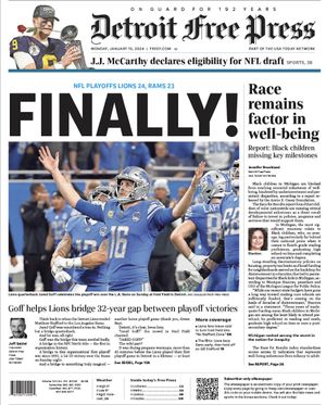 Image post by @freep on Twitter
