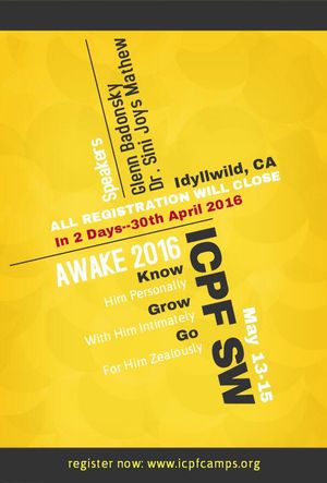 Image post by @ICPF-South-West-Camp on Facebook