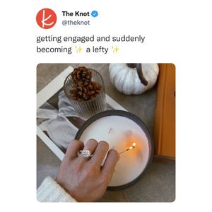 Image post by @theknot on Instagram