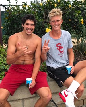Image post by @uscmenstennis on Instagram