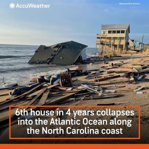 Image post by @AccuWeather on Facebook