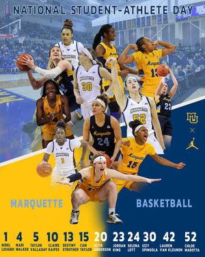 Image post by @marquettewbb on Instagram
