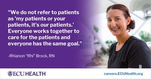 Image post by @ECUHealthChildrensHospital on Facebook