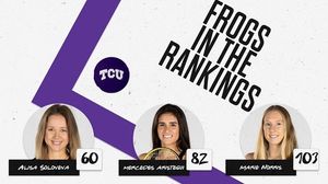 Image post by @tcuwomenstennis on Instagram