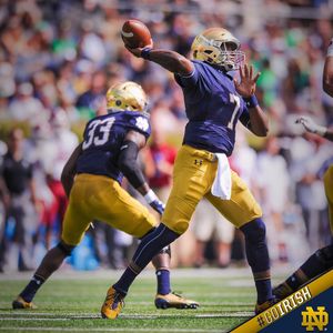 Image post by @ndfootball on Instagram