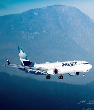 Image post by @WestJet on Twitter