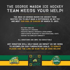 Image post by @gmuicehockey on Instagram