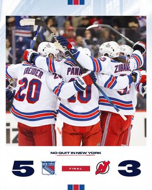 Image post by @nyrangers on Instagram