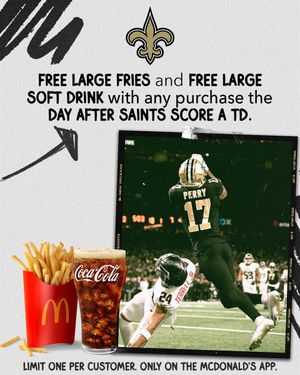 Image post by @Saints on Twitter