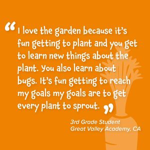 Image post by @kidsgardening on Instagram