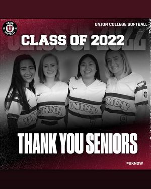 Image post by @unioncollegesoftball on Instagram