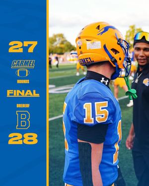 Image post by @carmel_football on Instagram