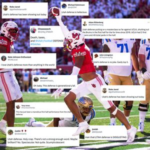 Image post by @utahathletics on Twitter