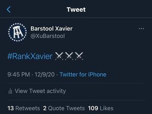 Image post by @barstoolxu on Instagram
