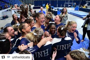 Image post by @unhgymnastics on Instagram