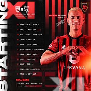 Image post by @PHXRisingFC on Twitter