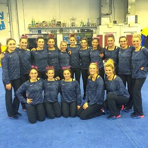 Image post by @gw_gymnastics on Instagram