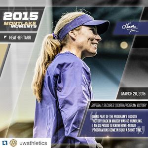 Image post by @uwsoftball on Instagram