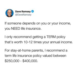 Image post by @daveramsey on Instagram