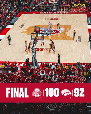 Image post by @ohiostathletics on Instagram