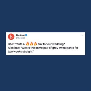 Image post by @theknot on Instagram
