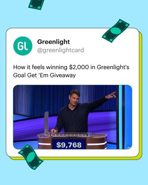 Image post by @greenlightcard on Instagram