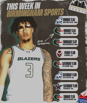 Image post by @birminghamsports on Instagram