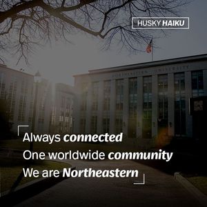 Image post by @northeastern on Instagram