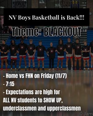Image post by @nvstudentsection on Instagram