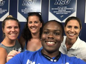 Image post by @nsu_wbasketball on Instagram