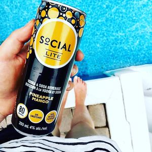 Image post by @sociallitevodka on Instagram