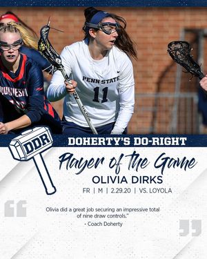 Image post by @pennstatewlax on Instagram
