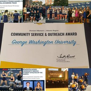 Image post by @gw_tennis on Instagram