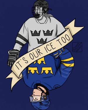 Image post by @arsonandhockey on Instagram