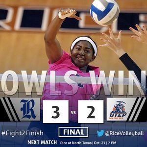 Image post by @ricevolleyball on Instagram