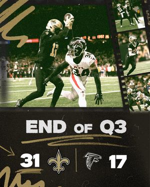 Image post by @Saints on Twitter