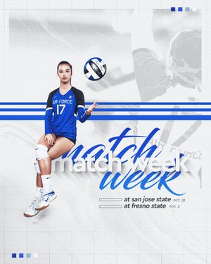 Image post by @AF_Volleyball on Twitter