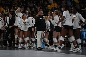 Image post by @IowaVolleyball on Twitter