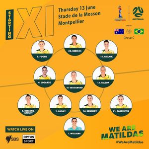 Image post by @matildas on Instagram