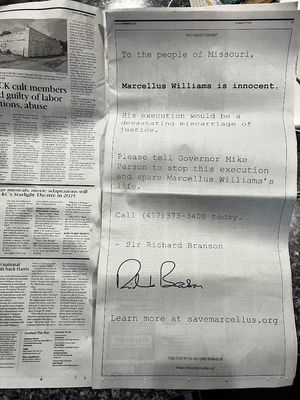 Image post by @richardbranson on Twitter