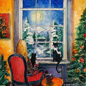 Image post by @monaedulescoart on Instagram